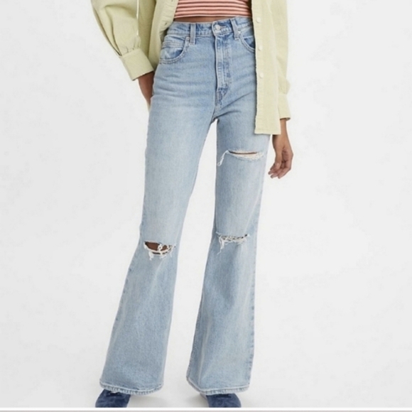 📢 SALE Levi's 70s High Flare Jeans You and I Nwt Sz 30 - Picture 14 of 14